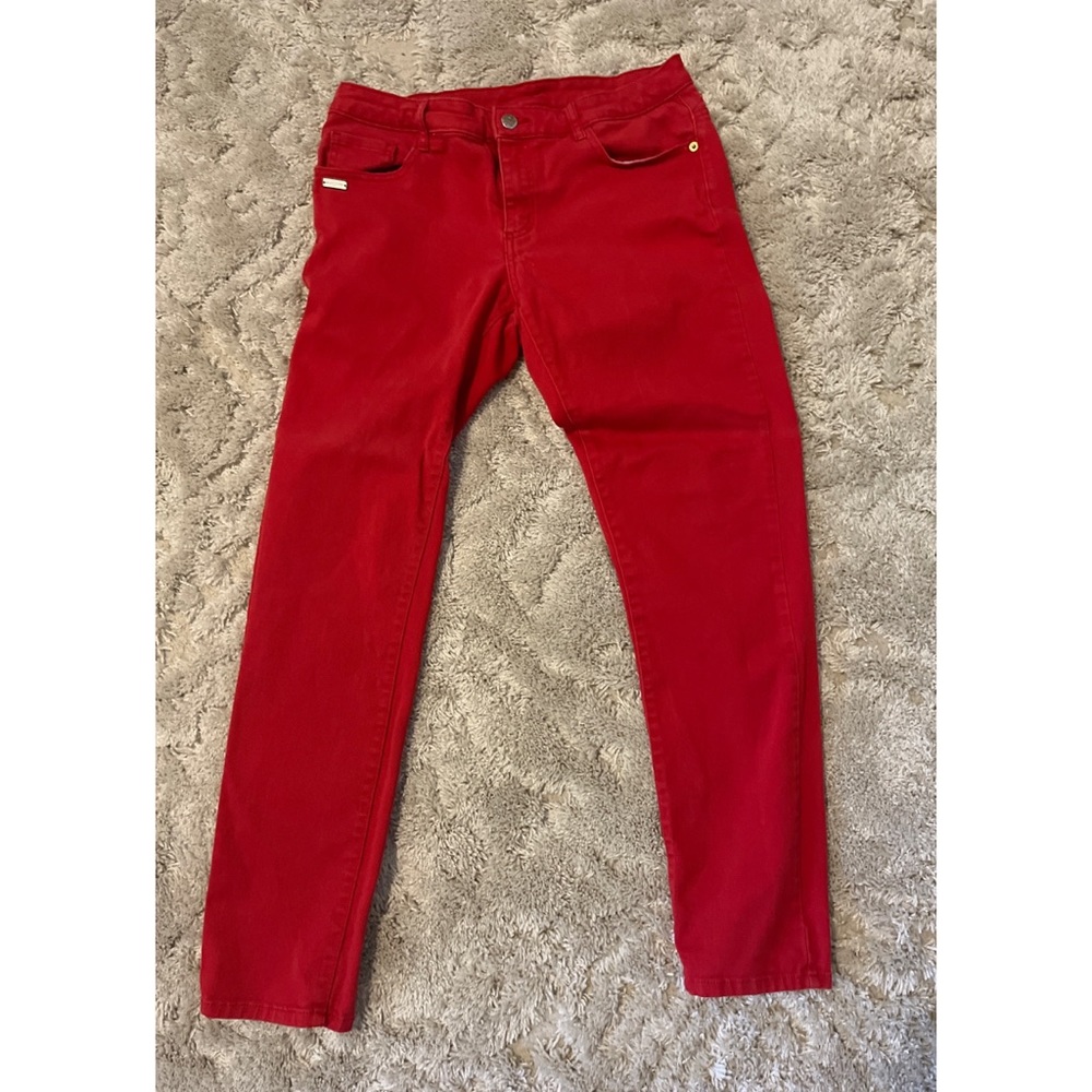Miss Tina Red Jeans